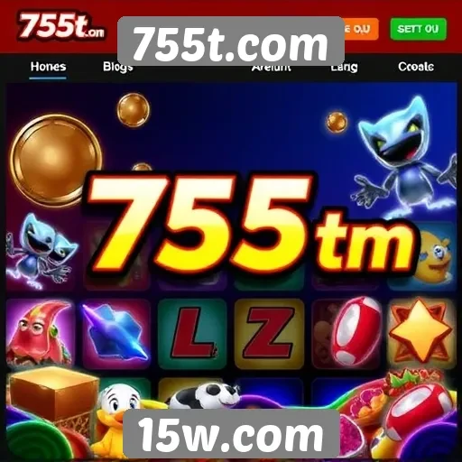 Variedade de jogos oferecidos no 755t.com